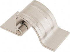 Made in USA - 1-1/4" Wide x 0.09" Thick, Concealed Hinge - Stainless Steel, Plain Finish - Caliber Tooling