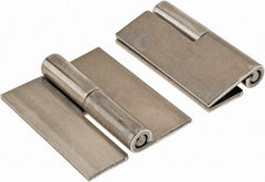 Made in USA - 1.68" Wide x 0.075" Thick, Slip Joint Hinge - Aluminum, Plain Finish - Caliber Tooling