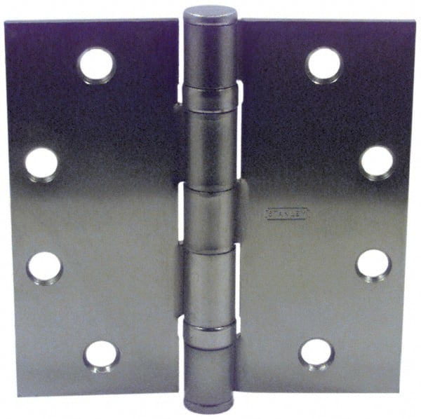 Stanley - 4-1/2" Long x 4-1/2" Wide Steel Full Surface Commercial Hinge - Caliber Tooling