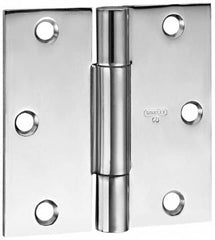 Stanley - 4-1/2" Long x 4-1/2" Wide Steel Full Mortise Commercial Hinge - Caliber Tooling