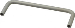 Electro Hardware - Round Handle - Clear Finish, Aluminum, 4" Center to Center - Caliber Tooling