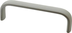 Electro Hardware - 1-1/2" High Oval Handle - Clear Anodized, Aluminum, 4-9/16" Center to Center - Caliber Tooling