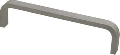 Electro Hardware - 1-1/2" High Rectangular Handle - Plain, Aluminum, 6" Center to Center - Caliber Tooling