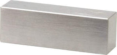 Mitutoyo - 0.45" Rectangular Steel Gage Block - Accuracy Grade 0, Includes Certificate of Inspection - Caliber Tooling