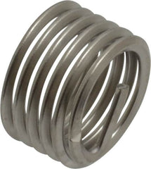 Heli-Coil - 5/16-24 UNF, 0.312" OAL, Free Running Helical Insert - 5-1/2 Free Coils, Tanged, Stainless Steel, 1D Insert Length - Exact Industrial Supply