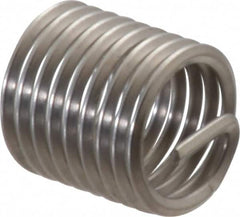 Heli-Coil - 5/16-24 UNF, 0.469" OAL, Free Running Helical Insert - 8-7/8 Free Coils, Tanged, Stainless Steel, 1-1/2D Insert Length - Caliber Tooling