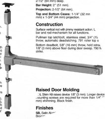 Yale - Flatbars Hand: RHR Rating: Panic Rated - Caliber Tooling