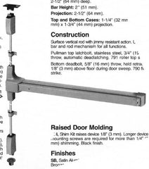 Yale - Flatbars Hand: LHR Rating: Fire Rated - Caliber Tooling