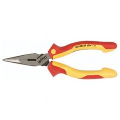 8" LONG NOSE PLIER W/CUTTER - Caliber Tooling