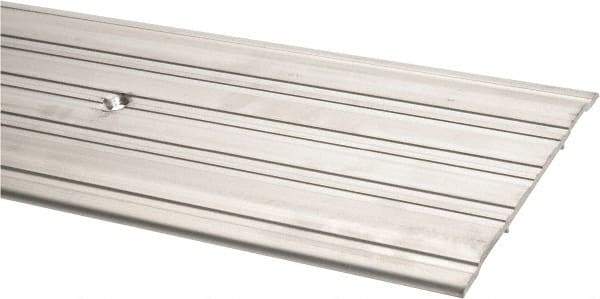 Pemko - 48" Long x 5" Wide x 1/4" High, Saddle Threshold - Mill Finish Aluminum - Caliber Tooling