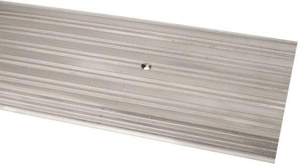 Pemko - 36" Long x 7" Wide x 1/2" High, Saddle Threshold - Mill Finish Aluminum - Caliber Tooling