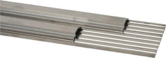 Pemko - 48" Long x 6-3/4" Wide x 1/2" High, Saddle Threshold - Mill Finish Aluminum - Caliber Tooling