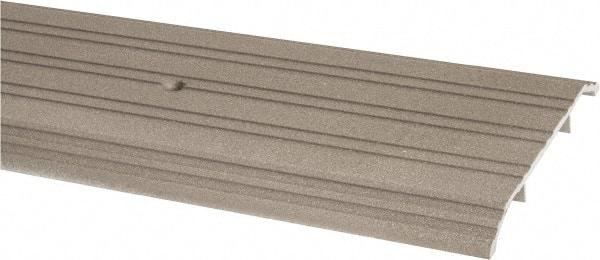 Pemko - 72" Long x 5" Wide x 1/2" High, Saddle Threshold - Gray PemKote Skid Resistant Surface - Caliber Tooling