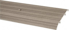 Pemko - 72" Long x 5" Wide x 1/2" High, Saddle Threshold - Gray PemKote Skid Resistant Surface - Caliber Tooling