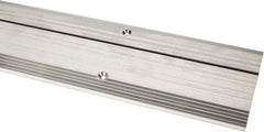 Pemko - 48" Long x 5-1/8" Wide x 1/2" High, Saddle Threshold - Mill Finish Aluminum - Caliber Tooling