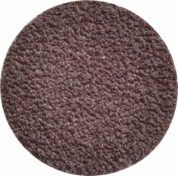 Quick-Change Disc: SocAtt, 1″ Disc Dia, 50 Grit, Aluminum Oxide, Coated Brown, 20,000 RPM