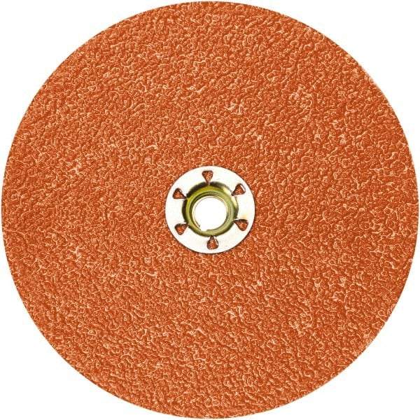 3M - 7" Diam 7/8" Hole 120+ Grit Fiber Disc - Ceramic, 8,600 Max RPM, Series 787C - Caliber Tooling