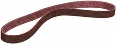 Standard Abrasives - 1/2" Wide x 18" OAL, 100 Norax Grit, Aluminum Oxide Abrasive Belt - Aluminum Oxide, Medium, Nonwoven - Caliber Tooling