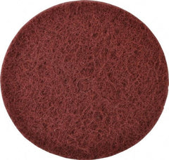 Standard Abrasives - 6" Very Fine Grade Deburring Disc - 1/2" Center Hole, Arbor Connection, Red, 3,600 Max RPM - Caliber Tooling