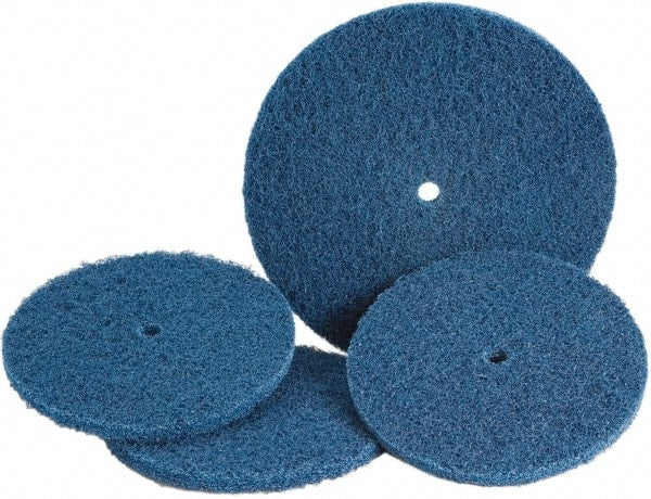 Standard Abrasives - 12 Inch Diameter x 1-1/4 Inch Hole Plain Buff and Blend Deburring Disc - Caliber Tooling