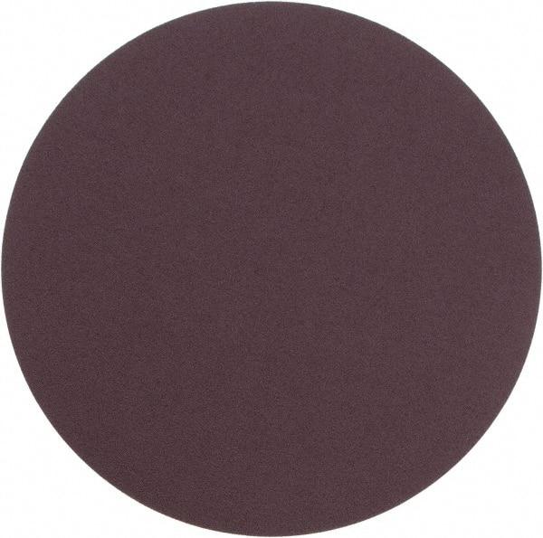 Standard Abrasives - 12" Diam, 80 Grit Aluminum Oxide Adhesive PSA Disc - Medium Grade, Purple, Cloth Backing, Flexible, Use with Random Orbital Sanders - Caliber Tooling