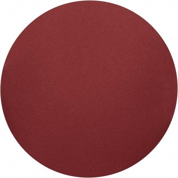 Made in USA - 15" Diam, 180 Grit Aluminum Oxide Adhesive PSA Disc - Very Fine Grade, Cloth Backing, For Low Speed Dual-Action Sanders, Random Orbital Sanders - Caliber Tooling