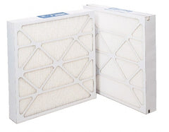 Pleated Air Filter: 10 x 20 x 2″, MERV 8, 30 to 40% Efficiency, Wire-Backed Pleated Synthetic, Clay Coated Recycled Plastic Frame, Use with Any Unit