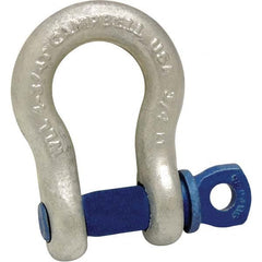 Campbell - Shackles Nominal Chain Size: 1-3/8 Load Limit (Ton): 13.50 - Caliber Tooling