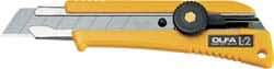 Olfa - Snap Utility Knife - Yellow Plastic Handle - Caliber Tooling