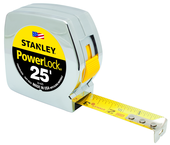 STANLEY® PowerLock® Classic Tape Measure 1" x 25' - Caliber Tooling