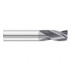 13/64 Dia. x 2-1/2 Overall Length 3-Flute Square End Solid Carbide SE End Mill-Round Shank-Center Cut-TiAlN - Caliber Tooling