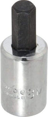 Proto - 3/8" Drive, 8mm Hex Bit Socket - 1-49/64" OAL, 3/4" Bit Length - Caliber Tooling