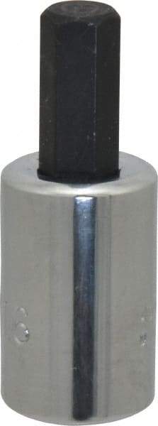 Proto - 3/8" Drive, 5/16" Hex Bit Socket - 1-13/16" OAL, 3/4" Bit Length - Caliber Tooling