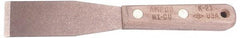 Ampco - 2 Inch Wide Nickel Copper Stiff Putty Knife - Wood Handle, 8 Inch Overall Length - Caliber Tooling