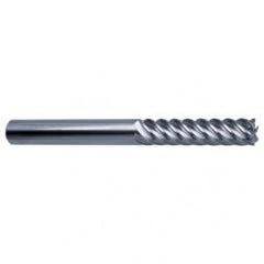 12mm Dia. - 150mm OAL - 45° Helix Bright Carbide End Mill - 6 FL - Caliber Tooling