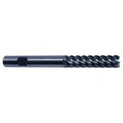 16mm Dia. - 150mm OAL - 45° Helix Bright Carbide End Mill - 6 FL - Caliber Tooling