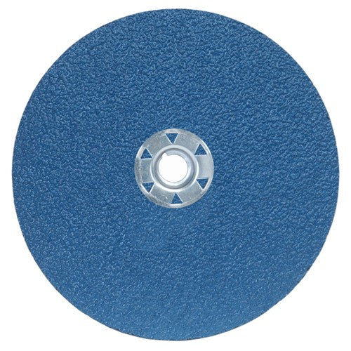 ‎7″ × 1/4″ × 5/8″-11 NorZon BlueFire F826 Fiber Disc 24 Grit Ceramic Alumina/Zirconia Alumina - Caliber Tooling