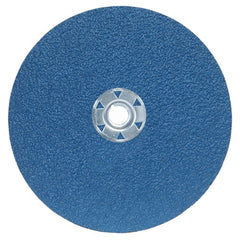 ‎7″ × 1/4″ × 5/8″-11 NorZon BlueFire F826 Fiber Disc 24 Grit Ceramic Alumina/Zirconia Alumina - Caliber Tooling