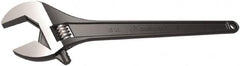 Crescent - 1-11/16" Jaw Capacity, 15" Standard Adjustable Wrench - Steel, Black Finish, 15" OAL - Caliber Tooling