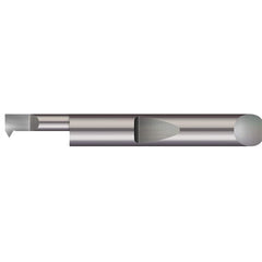 Micro 100 - Single Point Threading Tools; Thread Type: Internal ; Material: Solid Carbide ; Profile Angle: 60 ; Threading Diameter (Decimal Inch): 0.1600 ; Cutting Depth (Decimal Inch): 0.4000 ; Maximum Threads Per Inch: 56 - Exact Industrial Supply