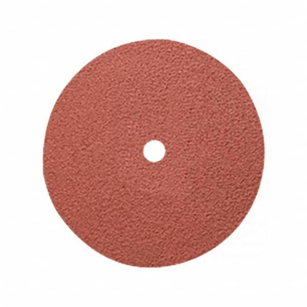 3M - 5" Diam 7/8" Hole 36 Grit Fiber Disc - Very Coarse Grade, Ceramic, 12,000 Max RPM, Series 983C - Caliber Tooling