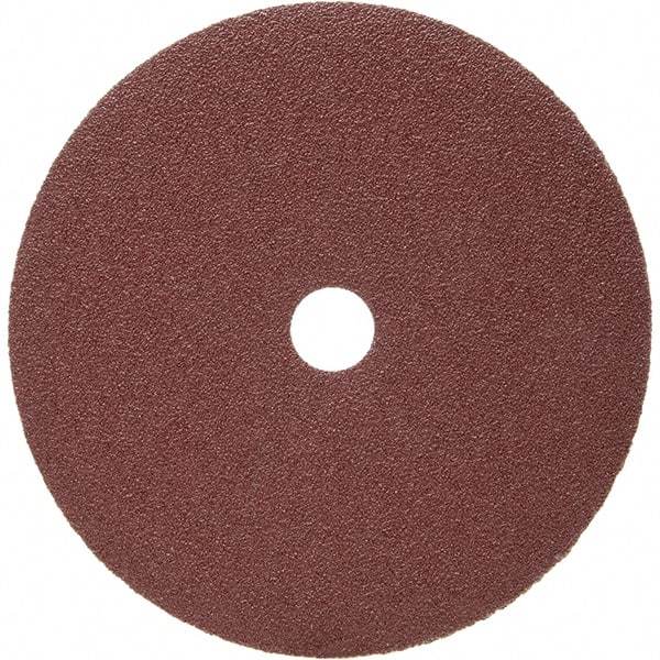 3M - 7" Diam 7/8" Hole 50 Grit Fiber Disc - Coarse Grade, Ceramic, 8,600 Max RPM, Series 988C - Caliber Tooling