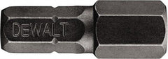 DeWALT - 5/32" Hex Security Bit - 1/4" Hex Drive, 1" OAL - Caliber Tooling