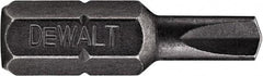 DeWALT - 5/32 Clutch Type G Screwdriver Bit - 1/4" Hex Drive, 1" OAL - Caliber Tooling