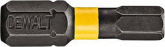 DeWALT - 1/8" Hex Bit - 1/4" Hex Drive, 1" OAL - Caliber Tooling