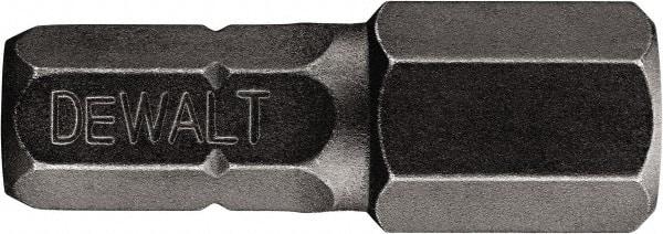 DeWALT - 7/64" Hex Bit - 1/4" Hex Drive, 1" OAL - Caliber Tooling