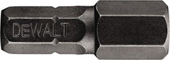 DeWALT - 5/16" Hex Bit - 1/4" Hex Drive, 1" OAL - Caliber Tooling