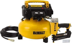 DeWALT - 0.9 hp, 2.6 SCFM at 90 psi, Pancake Compressor - 6 Gal Tank, 10 Amp, 165 psi, 120V - Caliber Tooling