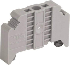 Schneider Electric - 50.5mm Long, Terminal Block End Stop - Use with NYST Terminal Blocks - Caliber Tooling