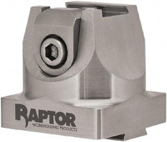 Raptor Workholding - 3/4" Jaw Width, 2" High x 2.07" Long x 2.07" Wide Dovetail Vise - For Use with 4 & 5 Axis Workholding Systems - Caliber Tooling